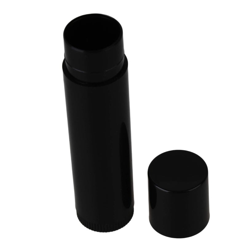 RDEXP Plastic Empty Lip Balm Containers 5ml Free Lipstick Tube Pack of 10 (Black) - Image 3